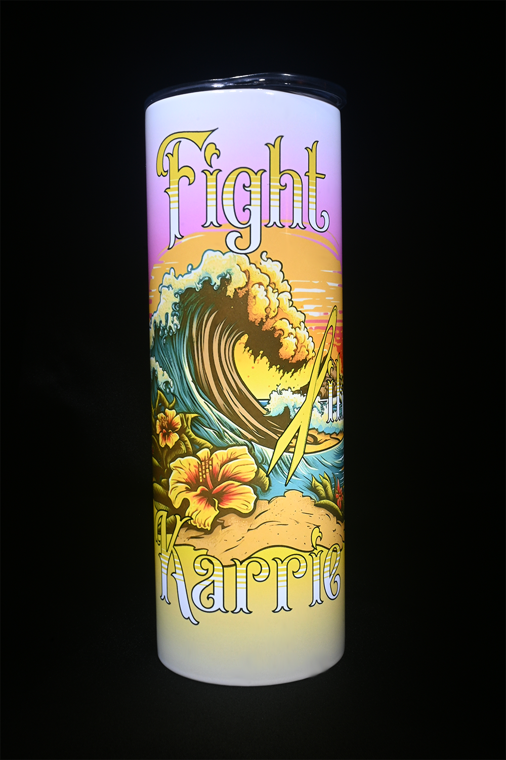 Fight Like Karrie 20oz Skinny Tumbler