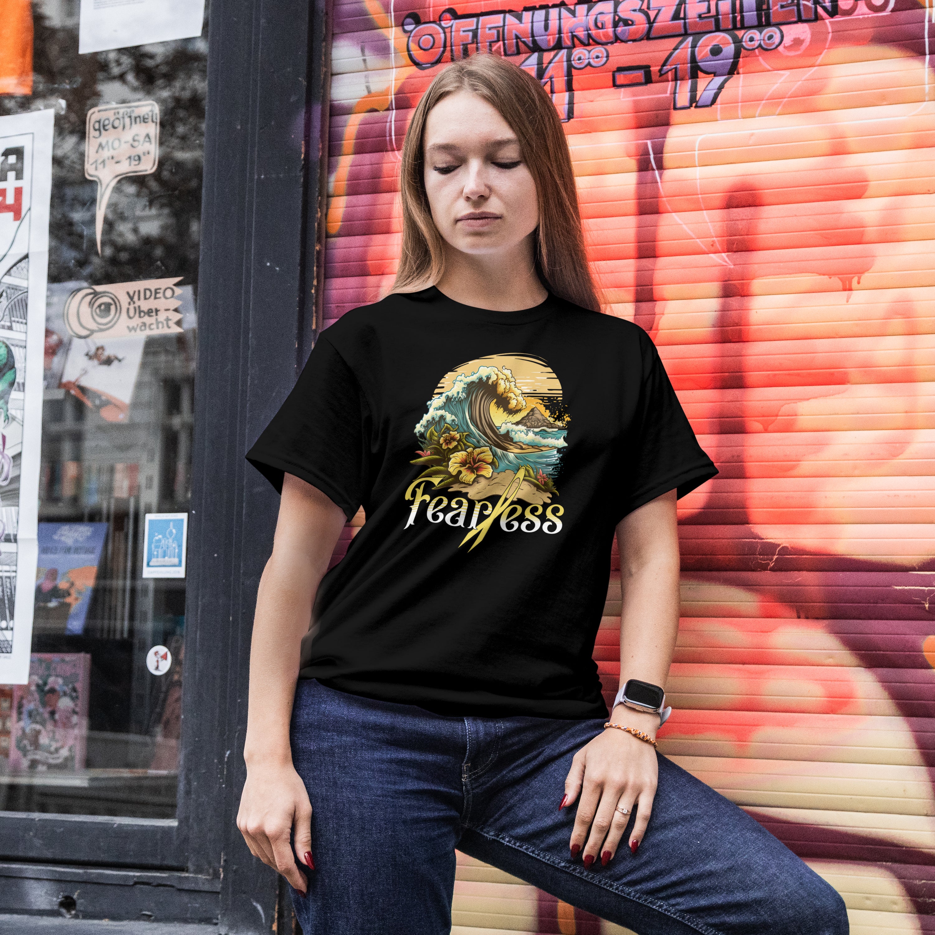 Fight Like Karrie "Fearless" Summer Design (Basic Unisex T-Shirt)