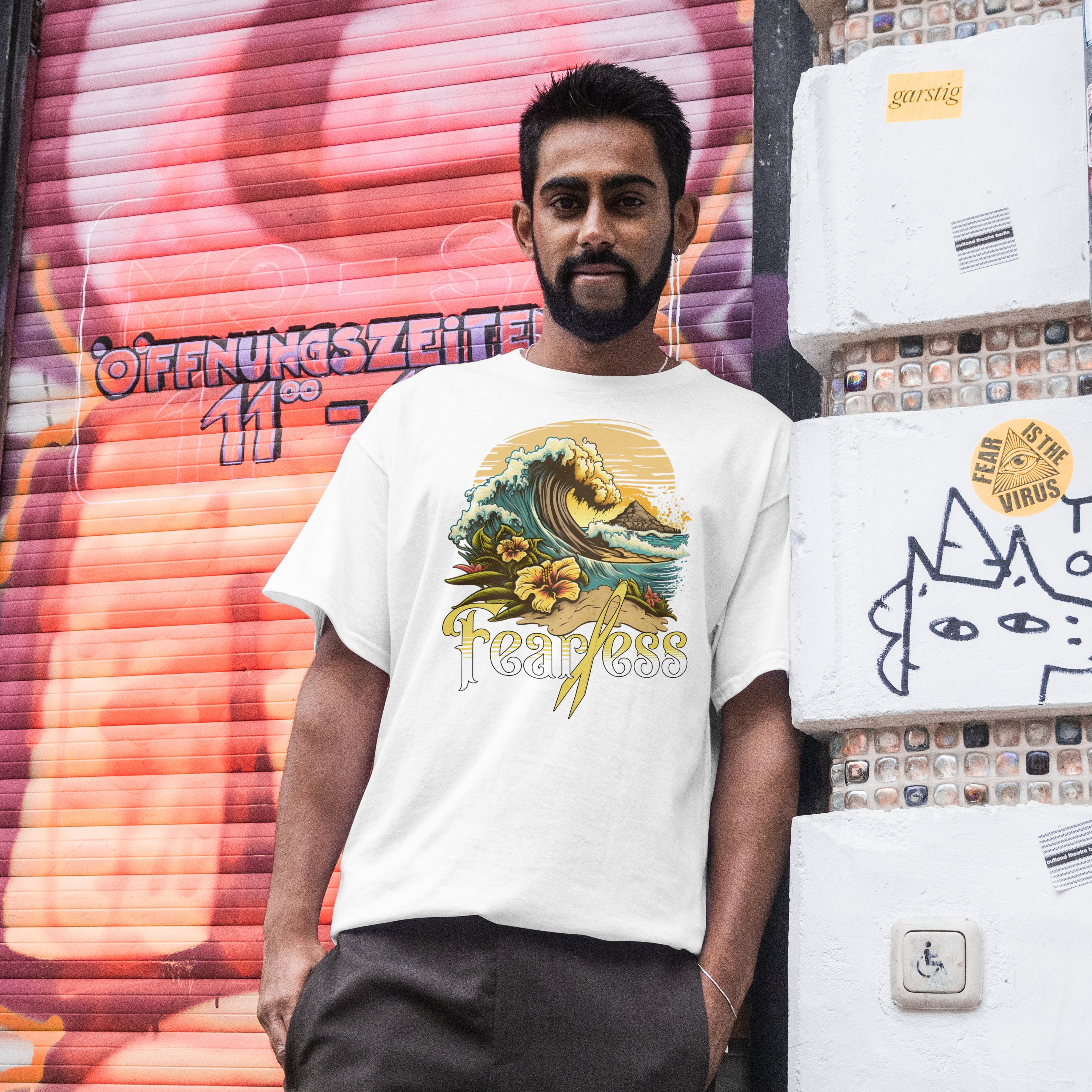 Fight Like Karrie "Fearless" Summer Design (Basic Unisex T-Shirt)