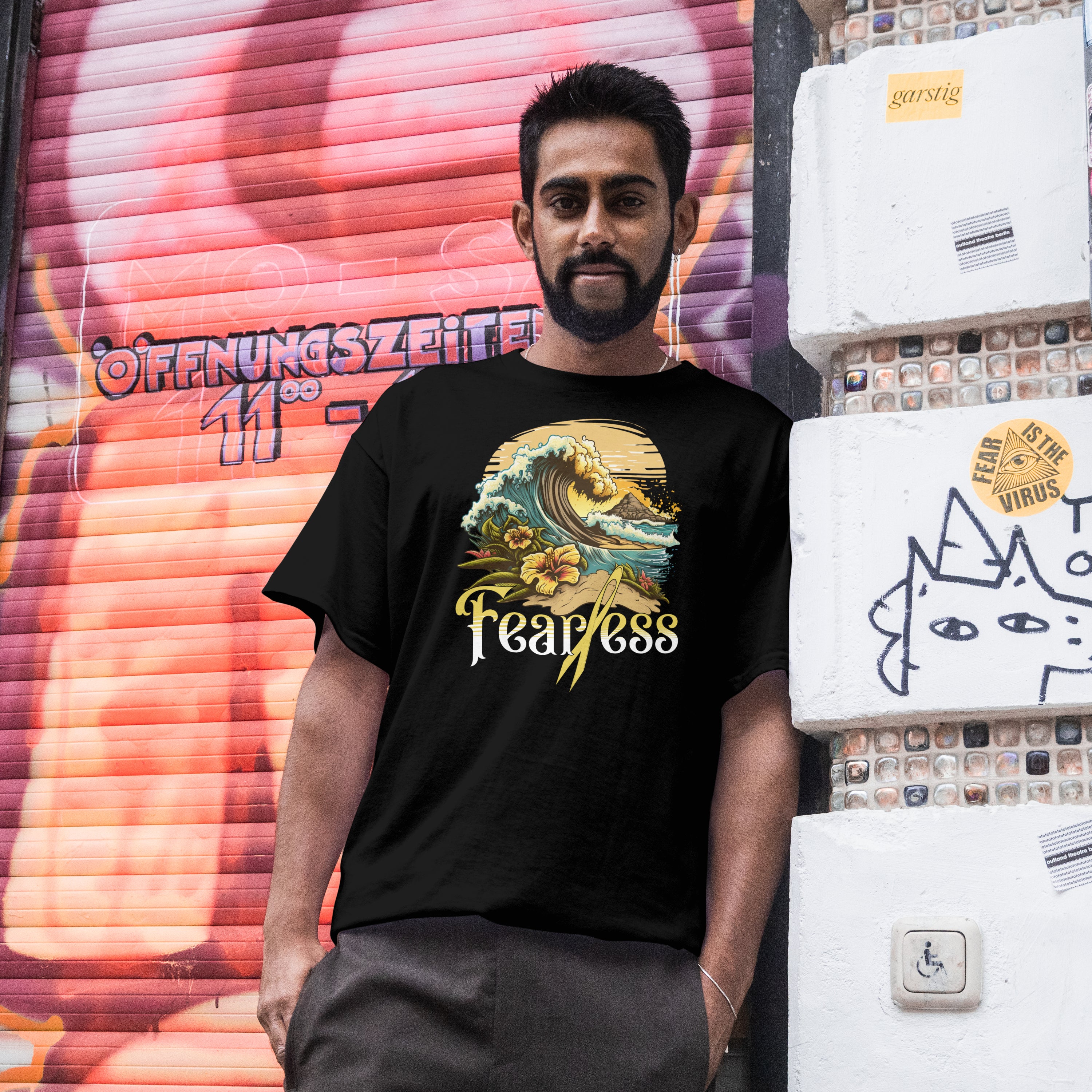 Fight Like Karrie "Fearless" Summer Design (Basic Unisex T-Shirt)