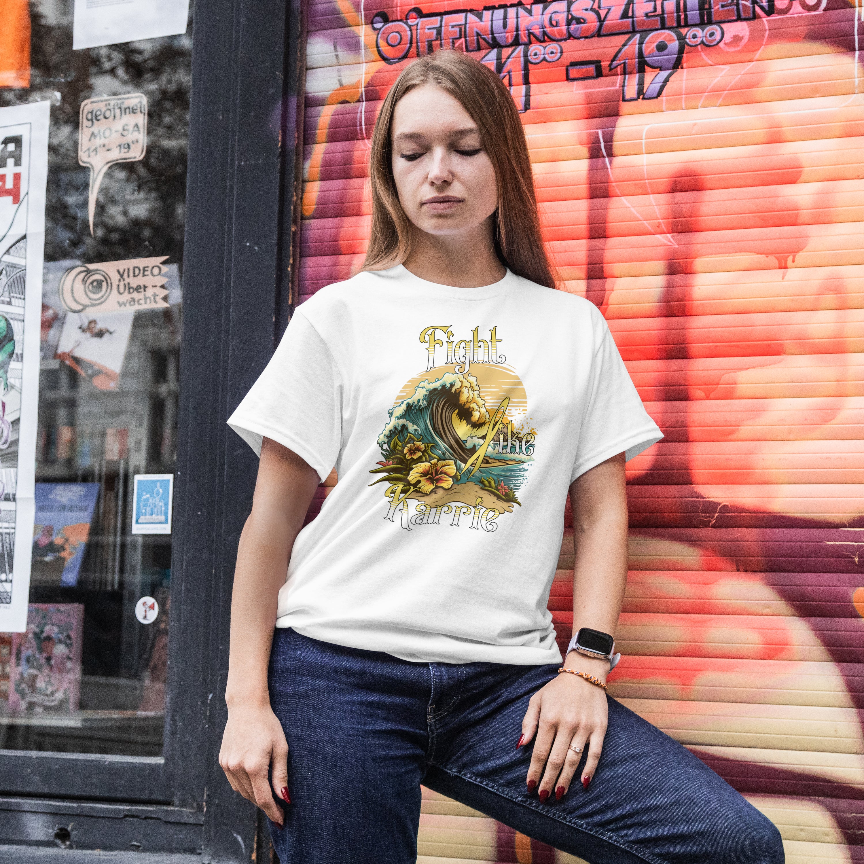 Fight Like Karrie Summer Design (Basic Unisex T-Shirt)